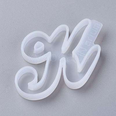 Letter DIY Silicone Molds DIY-I034-08K-1