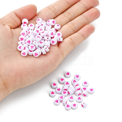 Opaque Acrylic Beads X2-MACR-N008-57F-1