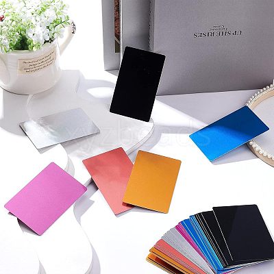 Aluminum Blank Thermal Transfer Business Cards DIY-NB0004-81-1