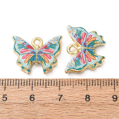 Printed Alloy Pendants AL-CBA7256-27G-1