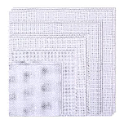 15Pcs 5 Styles 14CT Cross Stitch Fabric DIY-GL0005-36-1