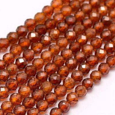 Natural Garnet Beads Strands G-F509-13-3mm-1