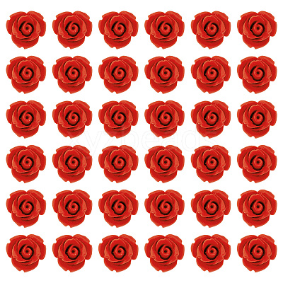 50Pcs Cinnabar Beads CARL-BT0001-01-1