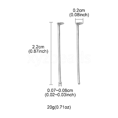 Iron Flat Head Pins IFIN-FS0001-30J-1
