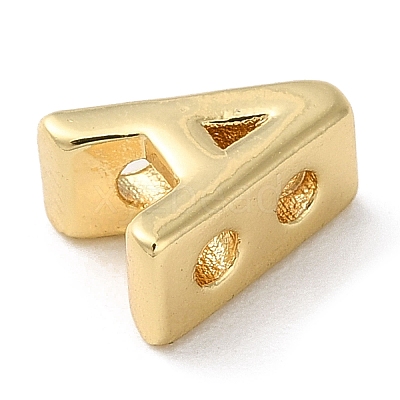 26Pcs Rack Plating Brass Slide Charms KK-M254-15G-RS-1