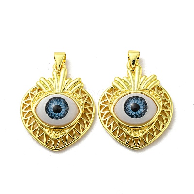 Real 18K Gold Plated Brass Pendants KK-L209-001G-04-1