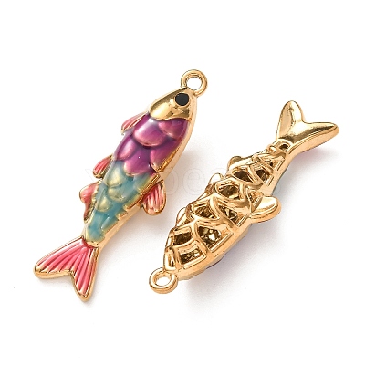 304 Stainless Steel Enamel Pendants STAS-Z193-13G-04A-1