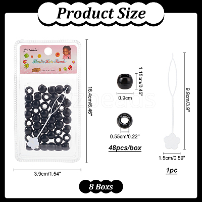 Rondelle Plastic Beads DIY-WH0011-44C-1
