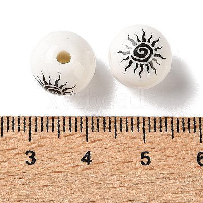 Printed Handmade Porcelain Beads PR-CBA3F2D-05A-1