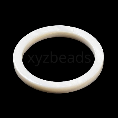 Natural White Shell Linking Ring SSHEL-M022-16-1