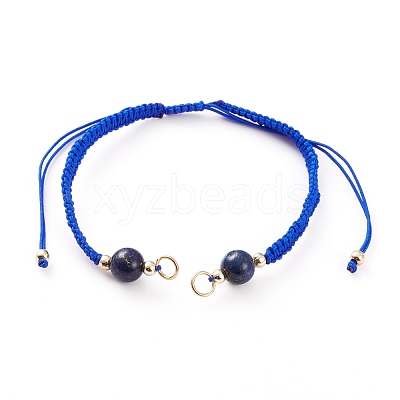 Adjustable Nylon Thread Braided Bead Bracelet Making AJEW-JB00893-1