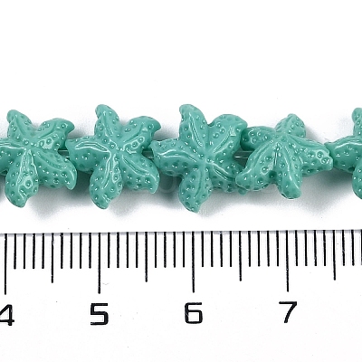 Synthetic Coral Dyed Carved Beads Strands CORA-K009-06A-05-1