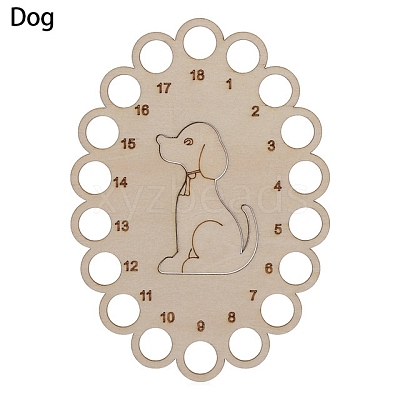 Wooden Embroidery Thread Plate PW-WG93817-06-1