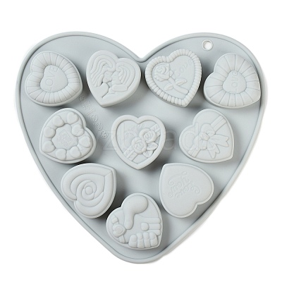 Heart Food Grade Silicone Molds X1-DIY-A051-02D-1