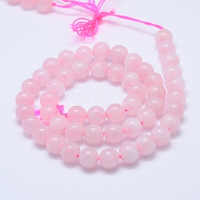 Natural Madagascar Rose Quartz Beads Strads G-D655-12mm-1
