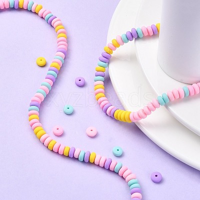 Handmade Polymer Clay Beads Strands CLAY-N008-008M-1
