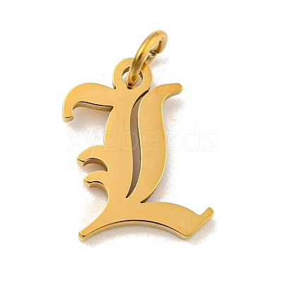Ion Plating(IP) 304 Stainless Steel Charms STAS-I010-01G-L-1