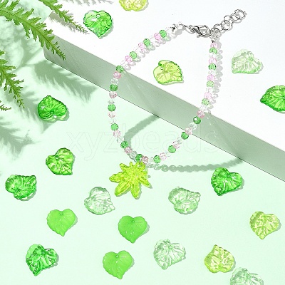 100G 5 Styles Transparent Acrylic Pendants TACR-YW0002-14-1