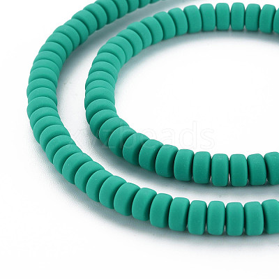 Handmade Polymer Clay Beads Strands LS-CLAY-N008-64-1