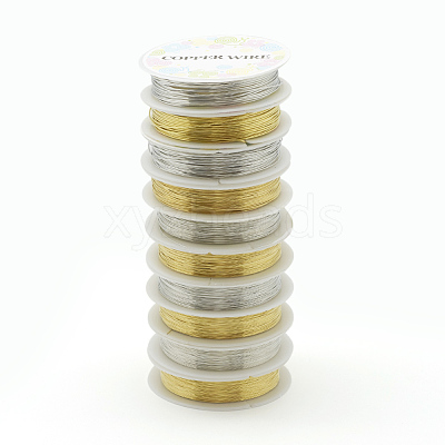 Round Copper Jewelry Wire CW0.8mm018-1
