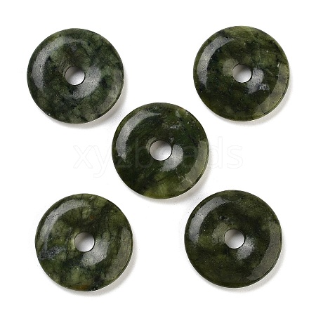 Natural Southern Jade Pendants G-K099-30mm-03-1