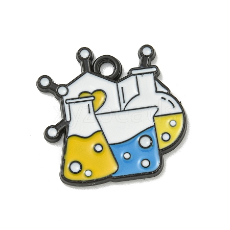 Chemistry Science Theme Alloy Enamel Pendants ENAM-I060-14D-1