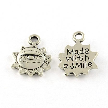 Tibetan Style Alloy Pendants TIBE-Q050-167AS-LF-1