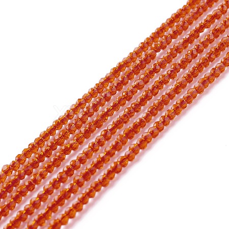 Transparent Glass Beads Strands GLAA-C019-01A-13-1