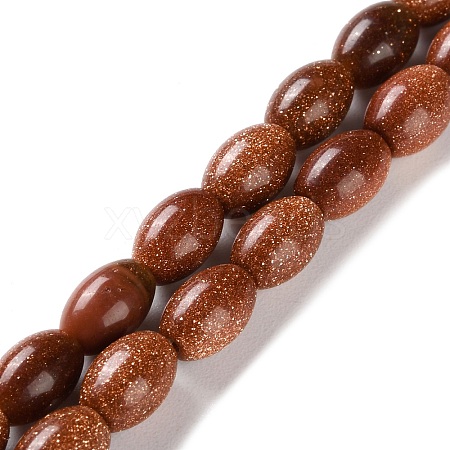 Synthetic Goldstone Beads Strands G-I369-B21-01B-1