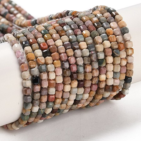 Natural Agate Beads Strands X-G-G991-C02-01-1