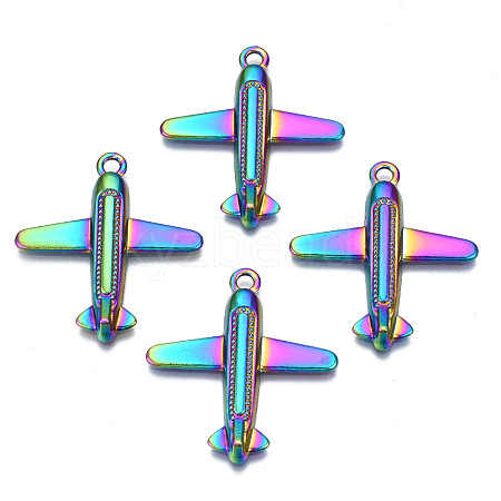 Rainbow Color Alloy Pendants PALLOY-N156-192-NR-1