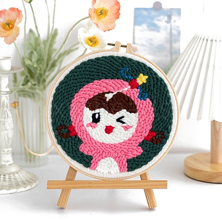 DIY Punch Embroidery Beginner Kits PW-WGB7F9E-22-1