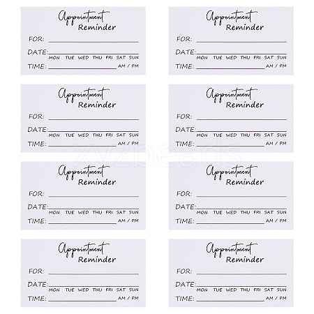 50Pcs Paper Appointment Reminder Cards AJEW-TADJ0001-22-1