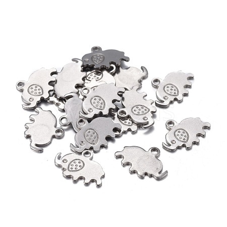 Non-Tarnish 201 Stainless Steel Charms STAS-F255-041P-1