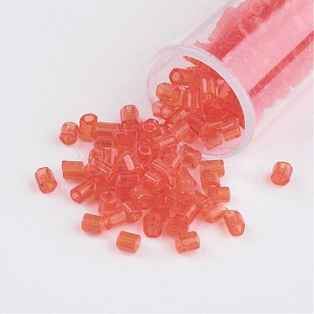 11/0 Two Cut Round Hole Glass Seed Beads SEED-G006-2mm-09-1