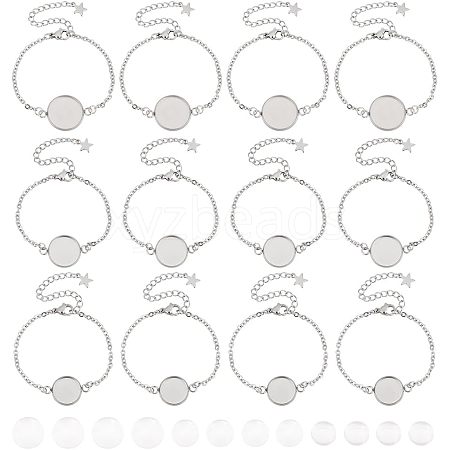 DIY 304 Stainless Steel Rolo Chain Lariat Necklace Making DIY-UN0001-93-1