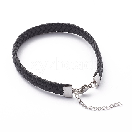 Imitation Leather Cord Bracelets BJEW-Z008-02-1