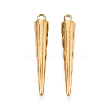 304 Stainless Steel Pendants STAS-T075-22A-G-1