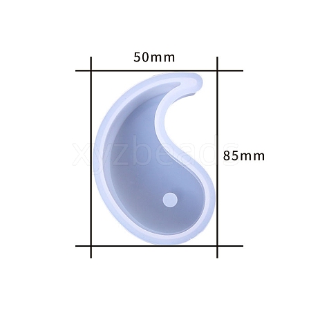 Taichi Yin-yang Scented Candle Food Grade Silicone Molds LS-PW-WG43645-01-1