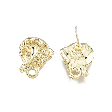 Alloy Stud Earring Findings PALLOY-N150-78LG-1