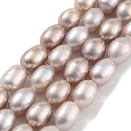 Natural Cultured Freshwater Pearl Beads Strands PEAR-P062-10E-1