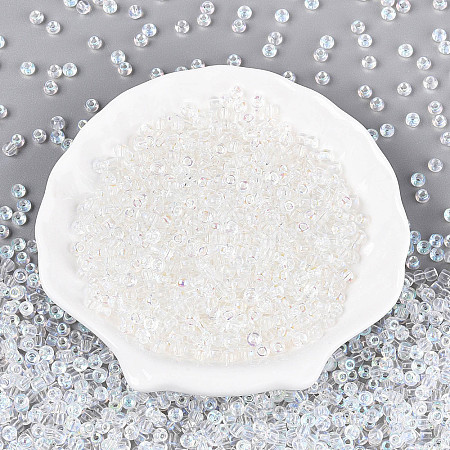 6/0 Half Plated Glass Beads SEED-N008-04G-1