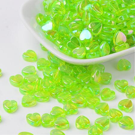 Eco-Friendly Transparent Acrylic Beads PL539-835-1