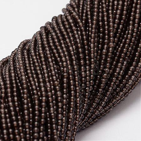 Natural Smoky Quartz Beads Strands G-N0195-02-2mm-1