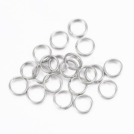 Tarnish Resistant 304 Stainless Steel Split Rings STAS-H413-05P-B-1