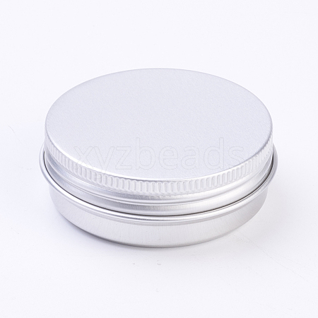 Round Aluminium Tin Cans CON-WH0010-02P-50ml-1