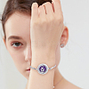 2Sets 2 Styles 316 Surgical Stainless Steel Rhinestone Diffuser Locket Slider Bracelets BJEW-FI0001-84A-6