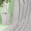 Cotton Fabric with Strip Pattern DIY-PH0037-96E-4