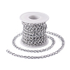 Aluminium Twisted Curb Chains CHA-TA0001-01S-11