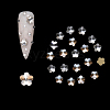 Flat Back Glass Rhinestone Cabochons MRMJ-Q072-39-1